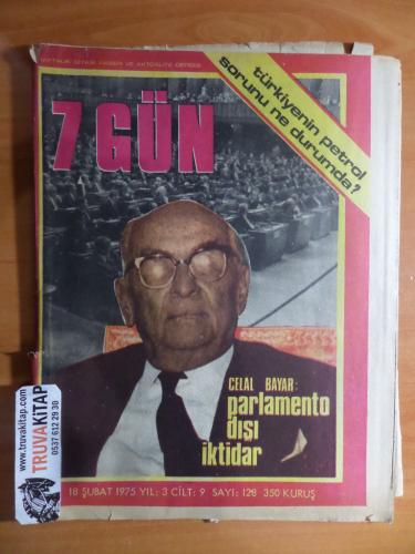 7 Gün Dergisi 1975 / 128