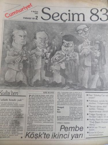 Cumhuriyet Seçim 1983 / 2 - Pembe Köşk'te İkinci Yarı