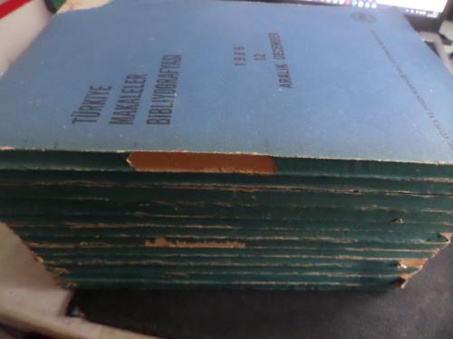 Türkiye Makaleler Bibliyografyası 1986 / 12 Dergi