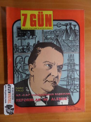 7 Gün Dergisi 1973 / 33