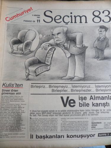 Cumhuriyet Seçim 1983 / 11 - Ve İşe Almanlar Bile Karıştı