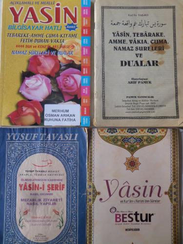 Yasin ve Dua Kitapları / 4 Adet
