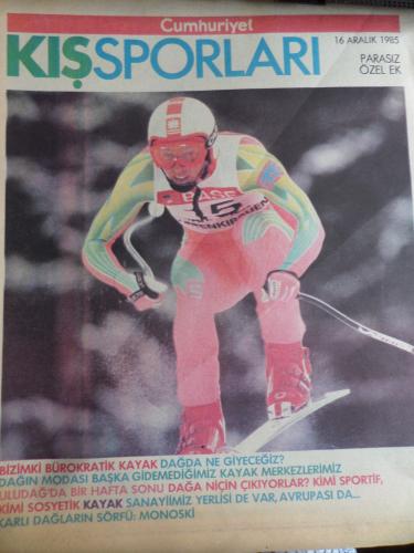 Cumhuriyet Kış Sporları 16 Aralık 1985