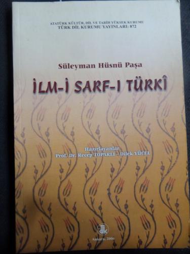 İlm-i Sarf-ı Türki Süleyman Hüsnü Paşa