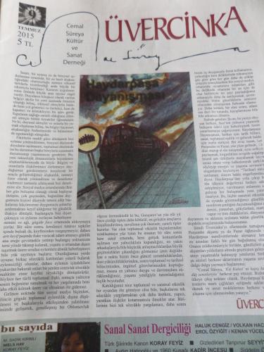 Üvercinka Dergisi 2015 / 9 - Haydarpaşa Dayanışması