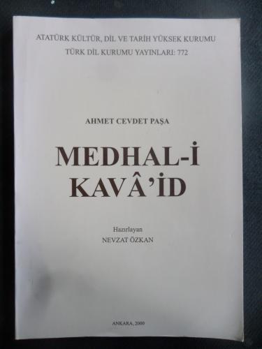 Medhal-i Kava'id Ahmet Cevdet Paşa