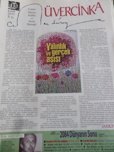 Üvercinka Dergisi 2015 / 13 - Yalınlık ve Gerçek Aşısı