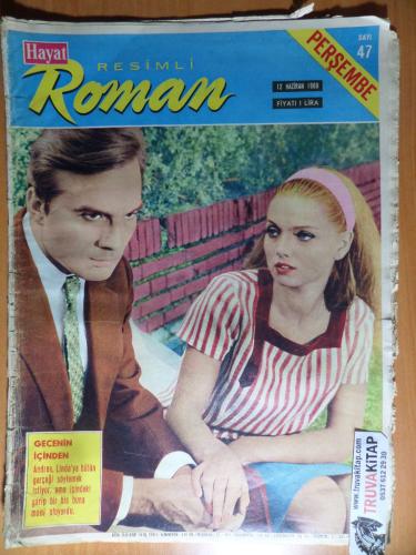 Hayat Resimli Roman - Gecenin İçinden 1969 / Sayı: 47