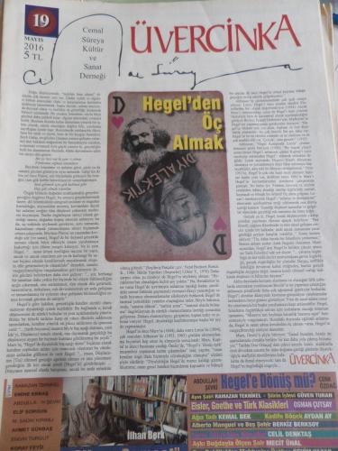 Üvercinka Dergisi 2016 / 19 - Hegel'den Öç Almak