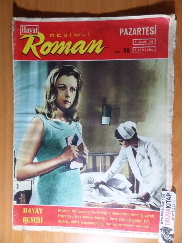 Hayat Resimli Roman - Hayat Busesi 1968 / Sayı: 99