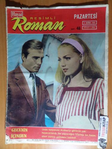 Hayat Resimli Roman - Gecenin İçinden 1969 / Sayı: 46