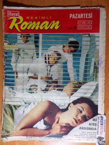Hayat Resimli Roman - İki Ateş Arasında 1969 / Sayı: 8