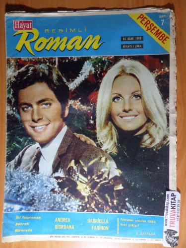 Hayat Resimli Roman - İki Fotoroman Şöhreti Bir Arada 1969 / Sayı: 7