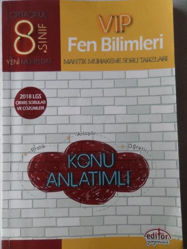 8. Sınıf Vip Fen Bilimleri Konu Anlatımlı