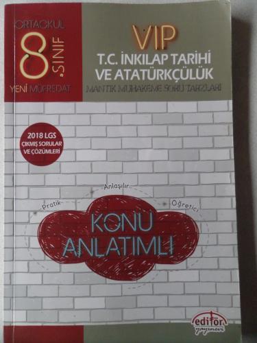 8. Sınıf Vip T.C İnkilap Tarihi Ve Atatürkçülük Konu Anlatımlı