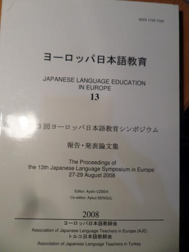 Avrupa Japonca Eğitimi 13. Avrupa Japonca Dil Eğitimi Sempozyumu