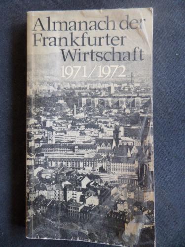 Almanach Der Frankfurter Wirtschaft