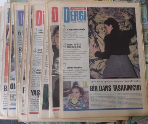 Cumhuriyet Dergi Pazar Eki 1996 / 511-512-513-514-515-516-517-518-519-520 (10 Adet)