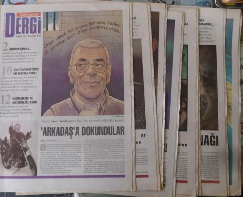 Cumhuriyet Dergi Pazar Eki 1996 / 554-555-556-557-559-560-561-562  (8 Adet)