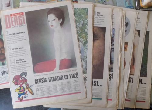 Cumhuriyet Dergi Pazar Eki 1996 / 544-545-546-547-548-549-550-551-552-553 (10 Adet)