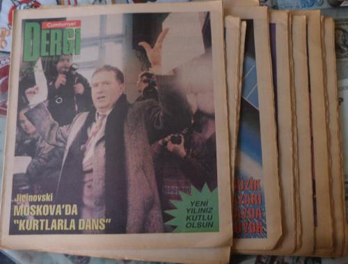 Cumhuriyet Dergi Pazar Eki 1994 / 406-407-408-409-410-411-412-413-414-415-416-417-418 (12 Adet)