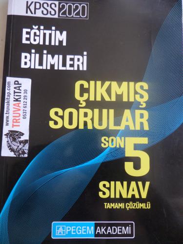 KPSS 2020 Eğitim Bilimleri Çıkmış Sorular