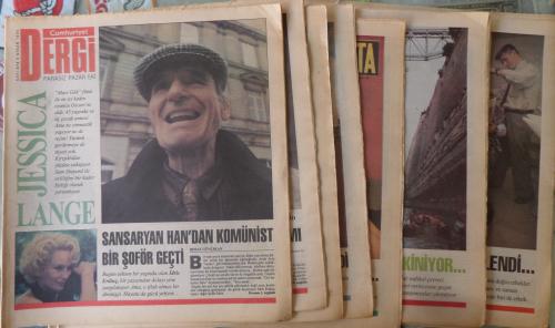 Cumhuriyet Dergi Pazar Eki 1995 / 472-473-474-475-476-477-478-479-480-481 (10 Adet)