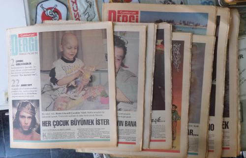 Cumhuriyet Dergi Pazar Eki 1995 / 482-483-498-499-500-501-502-503-505-506-509-510 (12 Adet)