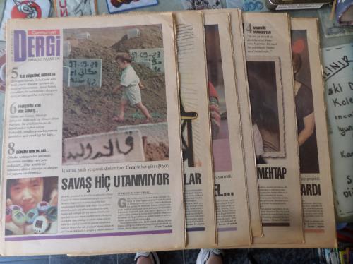 Cumhuriyet Dergi Pazar Eki 1997 / 607-608-609-611-612-613 (6 Adet)