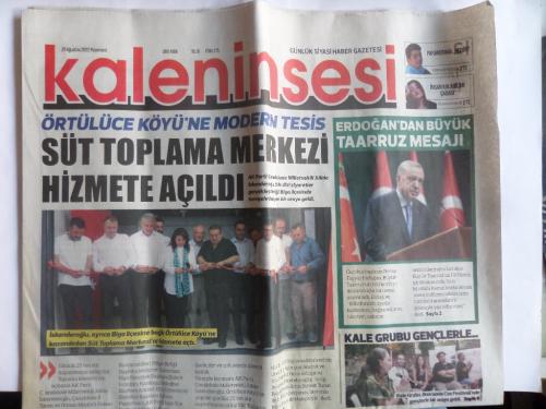 Eski Gazete / Kaleninsesi 29 Ağustos 2022 Sayı: 4906