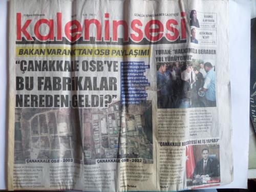 Eski Gazete / Kaleninsesi 25 Ağustos 2022 Sayı: 4903