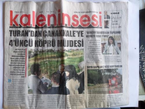 Eski Gazete / Kaleninsesi 26 Ağustos 2022 Sayı: 4904