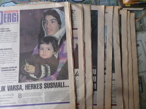 Cumhuriyet Dergi Pazar Eki 1998 / 616-617-618-621-622-623-624-626-627-630 (10 Adet)