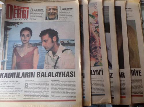 Cumhuriyet Dergi Pazar Eki 2001 / 773-774-776-777-778-779-780-781-783-784 ( 10 Adet)
