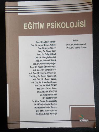 Eğitim Psikolojisi Adalet Kandır