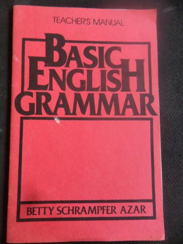 Basic English Grammar Betty Schrampfer Azar