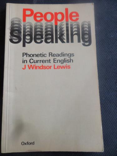 People Speaking J. Windsor Lewis