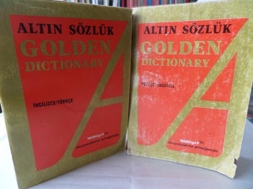 Altın sözlük Golden Dıctıonary İngilizce-Türkçe / Türkçe-İngilizce