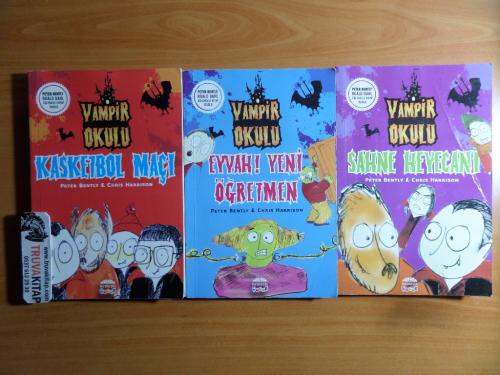 Vampir Okulu Kitapları / 3 Adet Peter Bently
