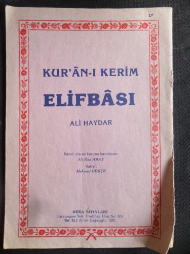 Kur'an-ı Kerim Elifbası
