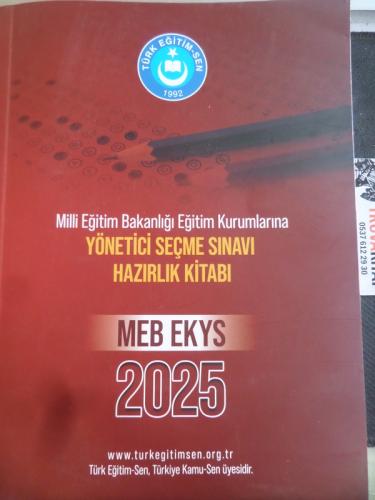 Milli Eğitim Bakanlığı Eğitim Kurumlarına Yönetici Seçme Sınavı Hazırlık Kitabı 2025