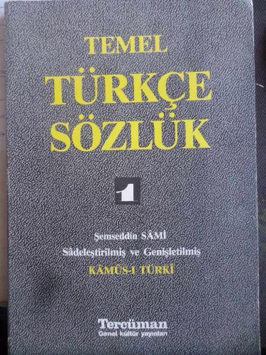 Temel Türkçe Sözlük 1 Şemseddin Sami
