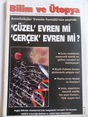 Bilim ve Ütopya 2000 / 76 - Güzel Evren Mi Gerçek Evren Mi?