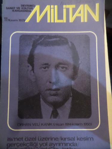 Devrimci Sanat ve Kültür Kavgasında Militan 11 Kasım 1975 - Orhan Veli Kanık