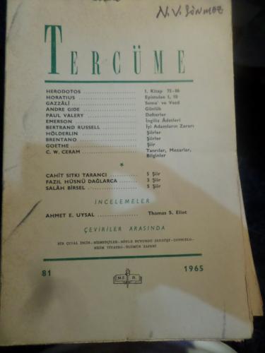 Tercüme 1965 / 81