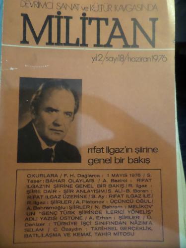 Devrimci Sanat ve Kültür Kavgasında Militan 1976 / 18 - Rıfat Ilgaz