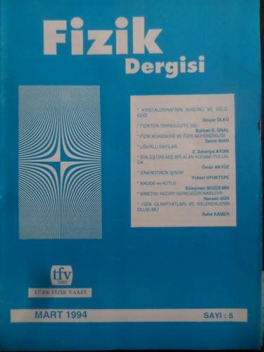 Fizik Dergisi 1994 / 5