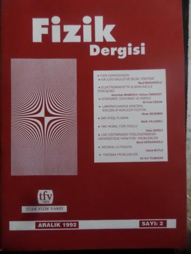 Fizik Dergisi 1992 / 2