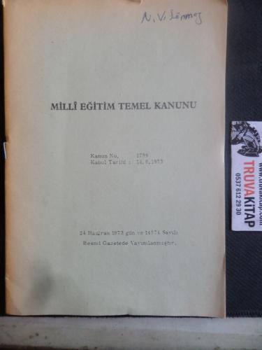 Milli Eğitim Temel Kanunu