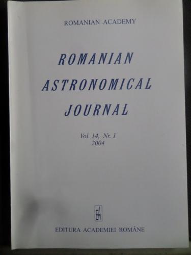 Romanian Astronomical Journal 2004 / 1